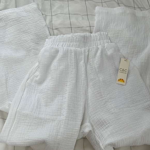 white linen pants - Picture 2 of 5